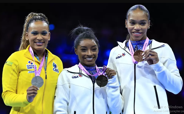 Vitória negra no Mundial de Ginástica Artística 2023