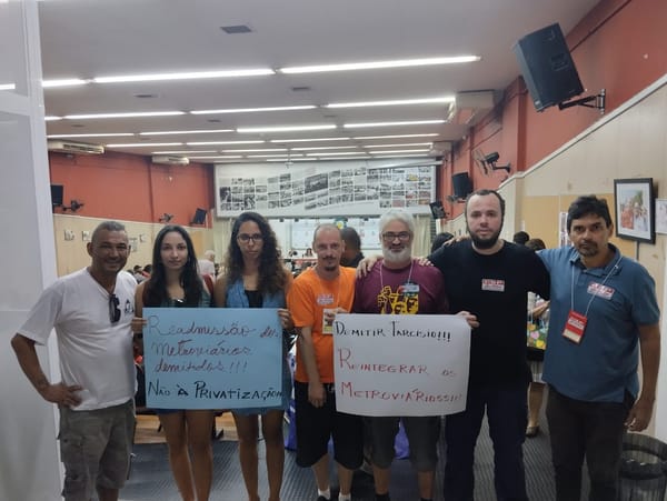 Evento virtual leva solidariedade aos metroviários demitidos