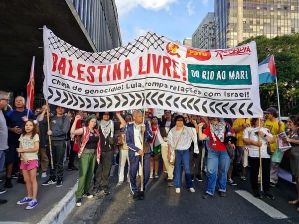 SP: Domingo (15/6), ato vai cobrar de Lula fim das relações com Israel