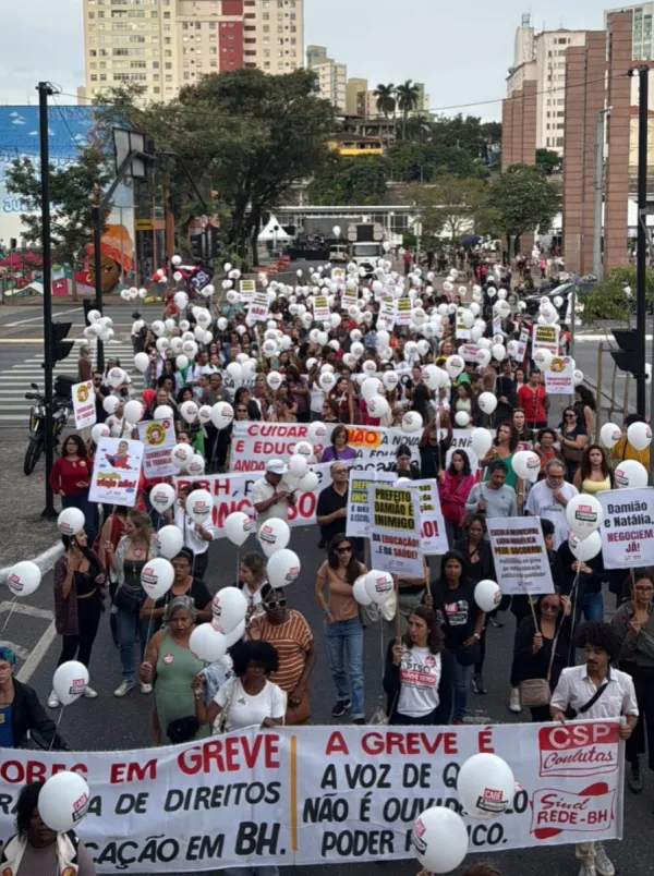 Greve da Educação em BH: A força está nas ruas e é hora de exigir reabertura de negociação