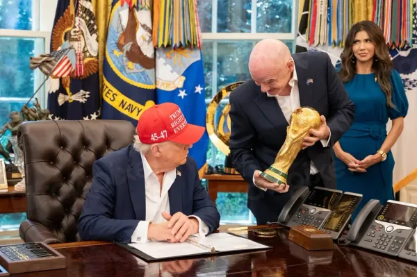 Copa do Mundo: Nem a Fifa consegue limpar a imagem de Trump