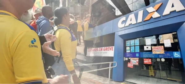 Diante da intransigência do governo e das empresas, greve na CEF e Correios seguem fortes