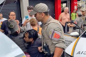 O ato de racismo contra o motoboy Everton da Silva em Porto Alegre (RS)