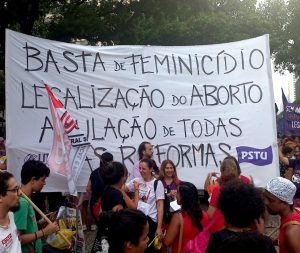 8 de março: Pelo fim da violência machista e pela legalização do aborto