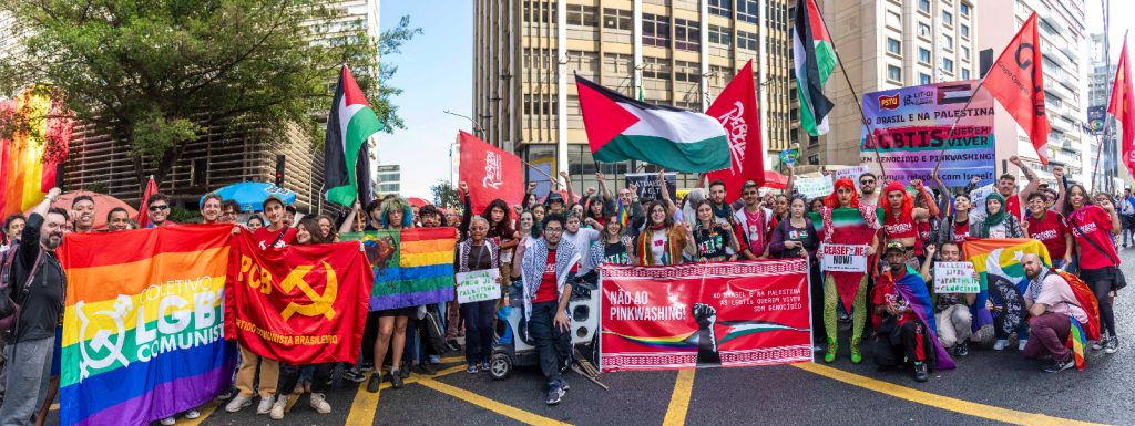 O fim do genocídio palestino  é uma questão LGBTI+