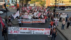 MG: PSTU apoia a greve dos trabalhadores em educação da rede municipal de Belo Horizonte