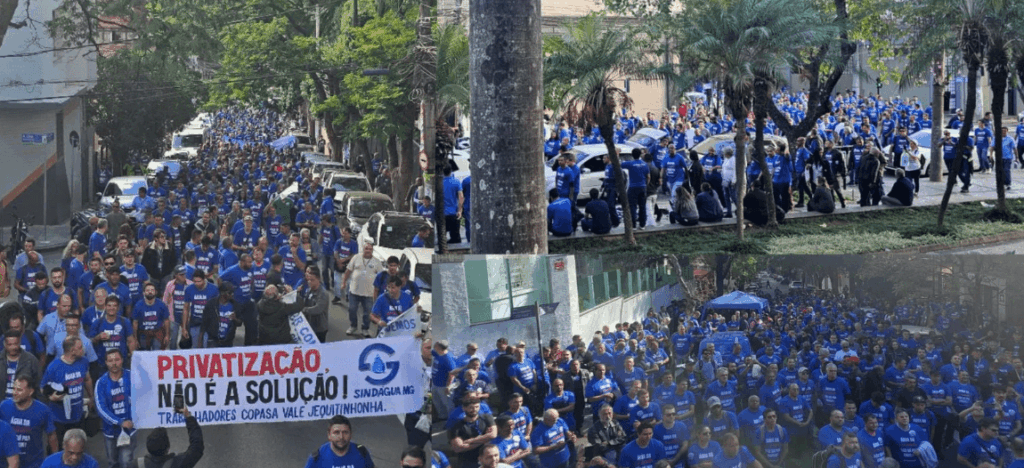 Todos contra a privatização da Copasa! Juntos na Greve Geral no dia 5 de novembro