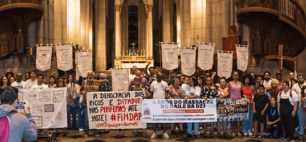 Missa na Sé relembra vida dos 9 jovens mortos pela polícia nos seis anos do Massacre de Paraisópolis